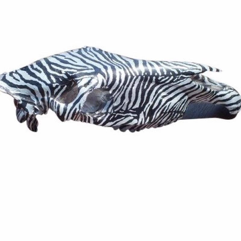 Bronze Zebra Skull BZS1