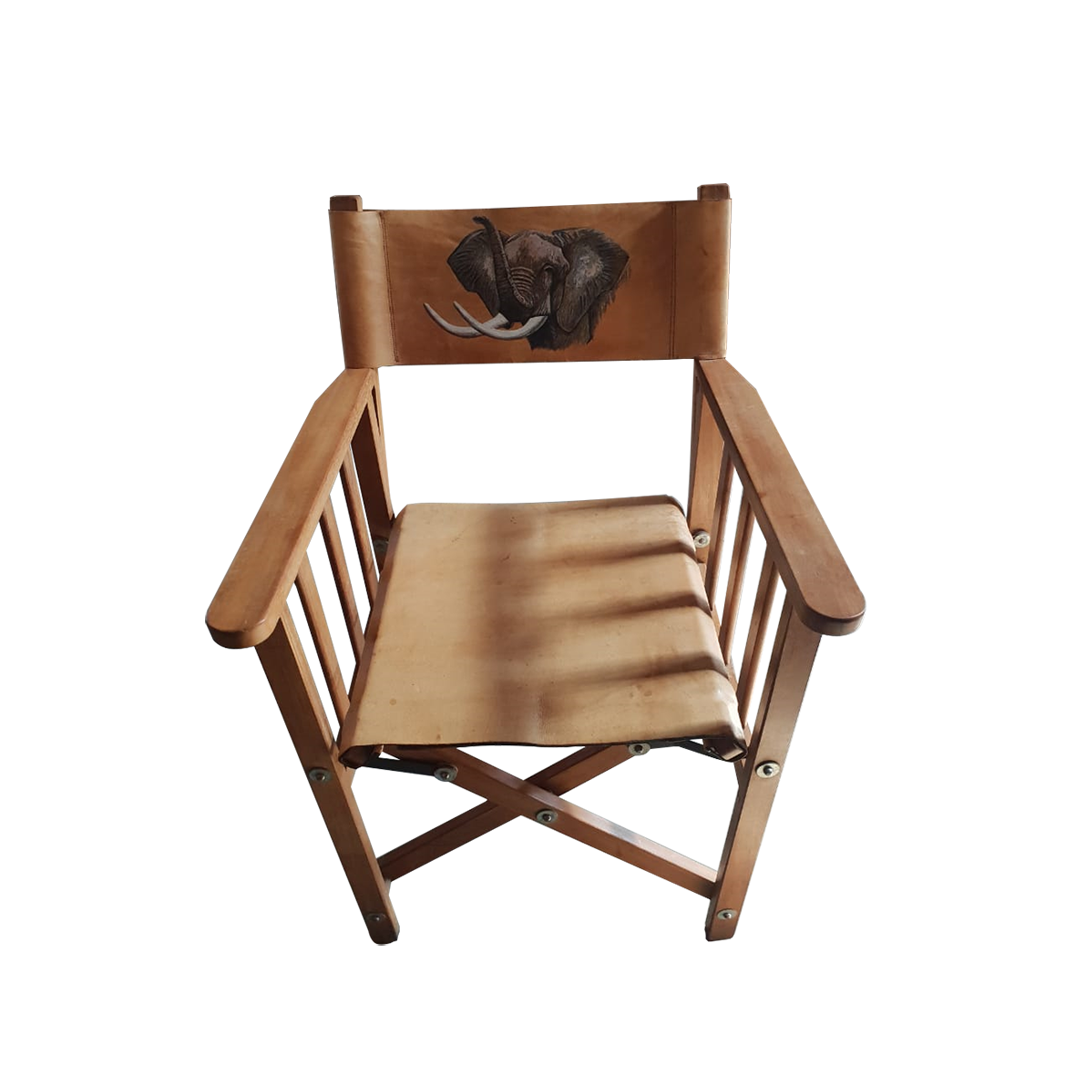 Chair Made From Giraffe Leather