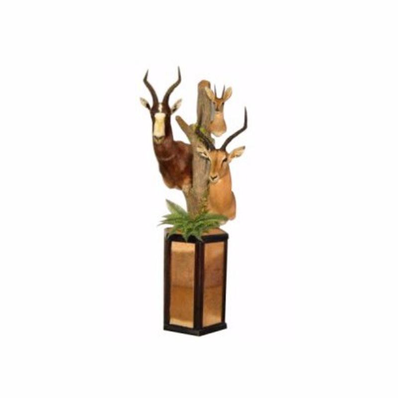 Impala, Blesbok & Duiker Pedestal IBD1