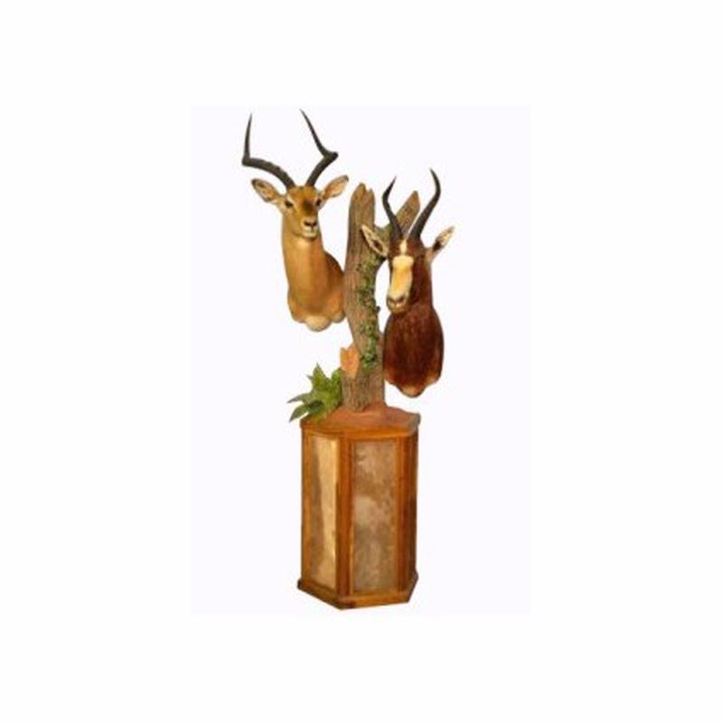 Impala & Blesbok Pedestal IB1