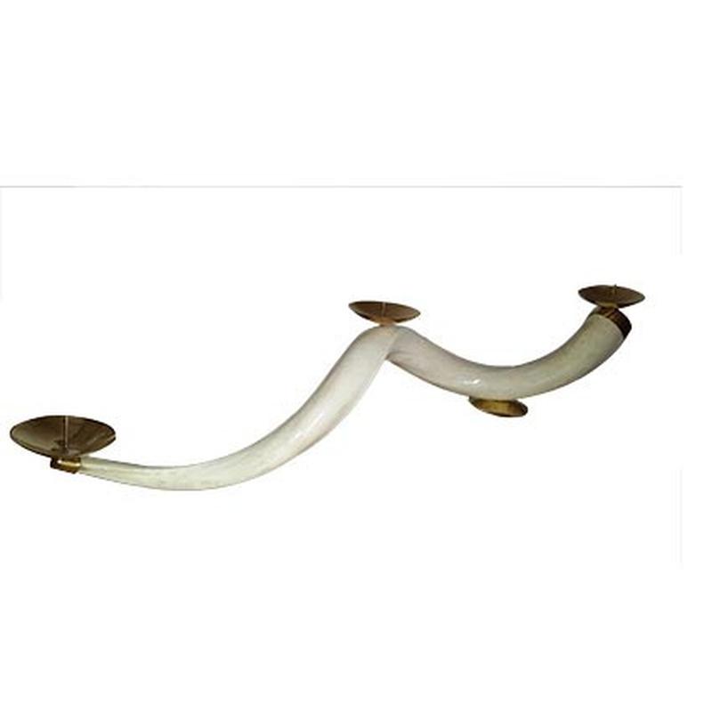 Kudu Inner Horn Candle Holder