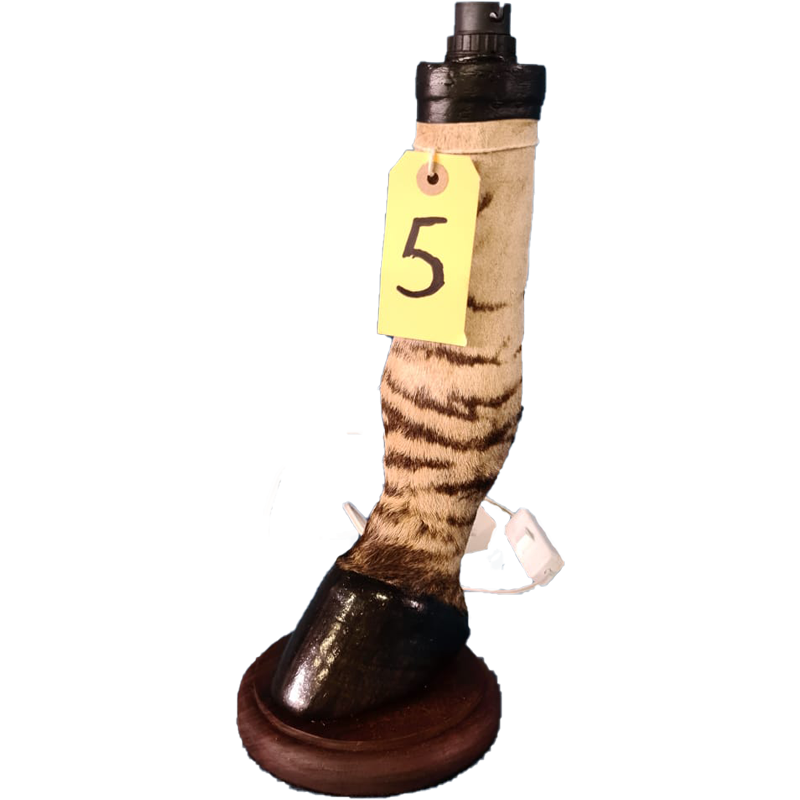 Zebra Foot Lamp Stand - ZFLS105