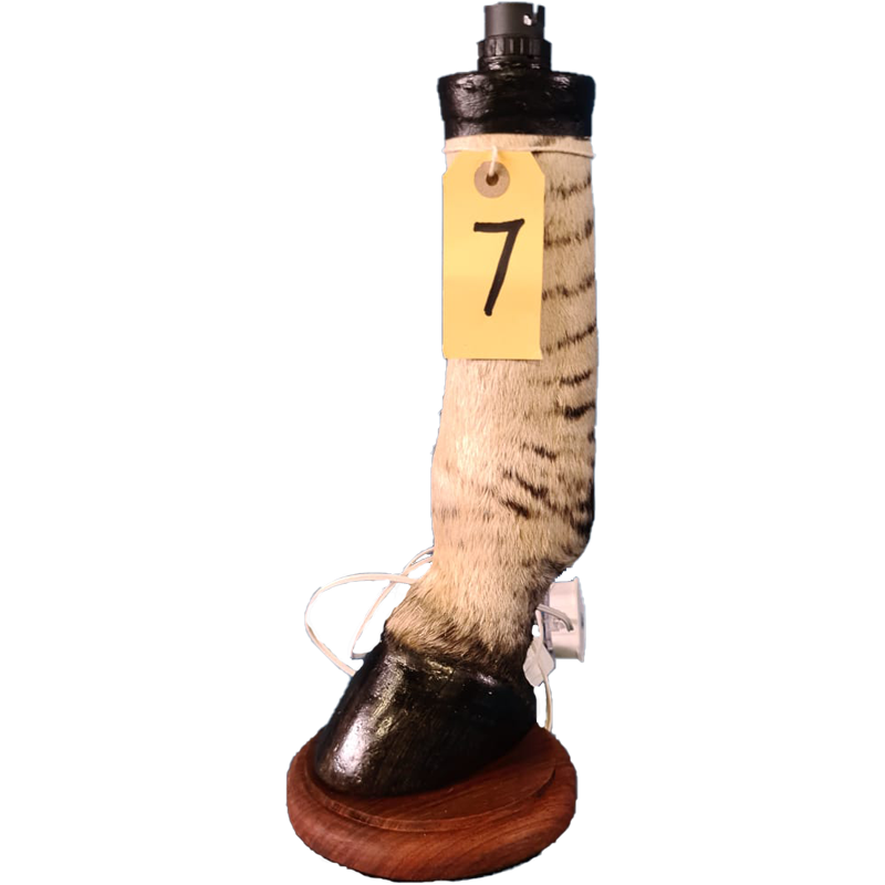 Zebra Foot Lamp Stand - ZFLS107